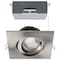 Satco 12W LED Downlight, Gimbal 4 in, CCT Select, Square, Remote Driver, Brushed Nickel, 850L 120V S11623R1 - alternate 1
